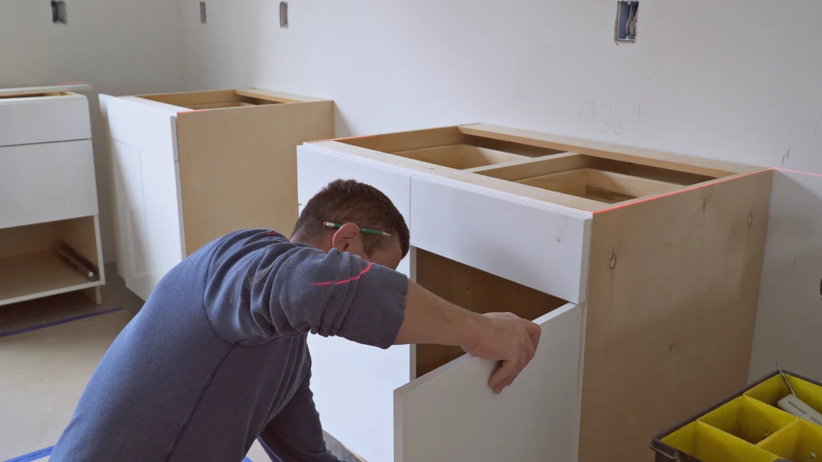 Kitchen bathroom installation 1